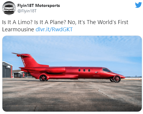 A LearJet Has Been Turned into a Limousine