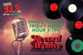 Finally Friday Happy Hour with Dino at Record Archive!